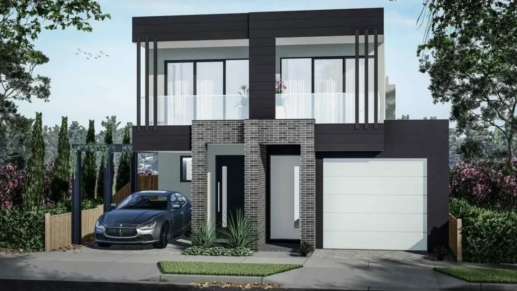 Richmond - Side by Side Townhouse Development - design visualisation