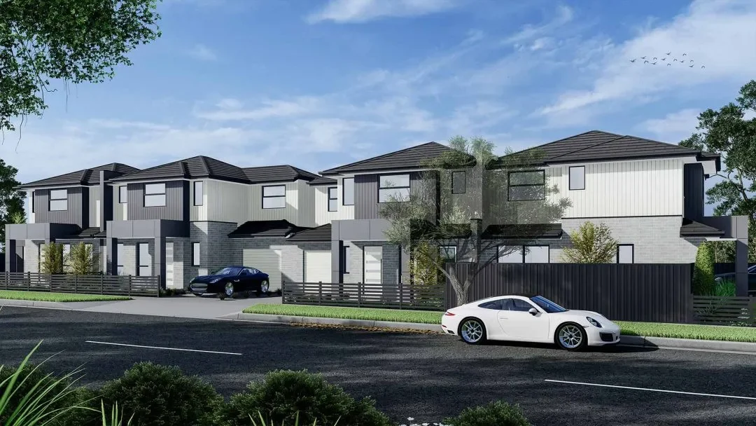 Sunshine - 4 Townhouse Development - design visualisation